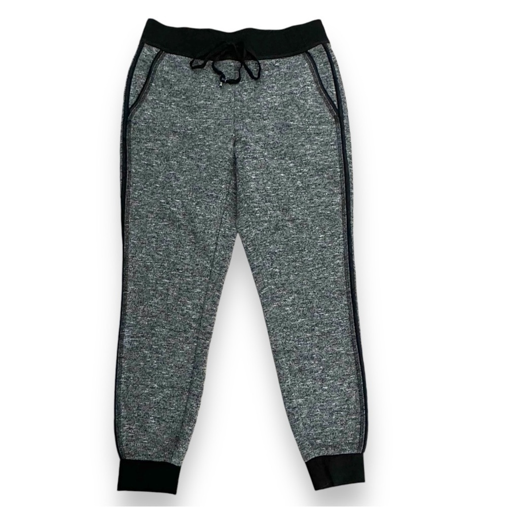 NWOT White House Black Market Size XS Regular Black Tweed Joggers w/Pockets
